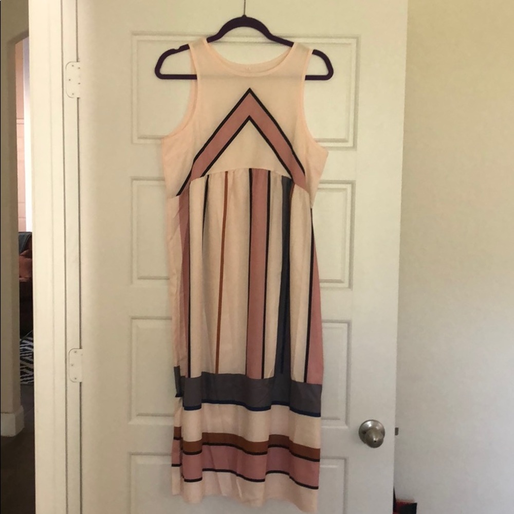 Sleeveless striped dress